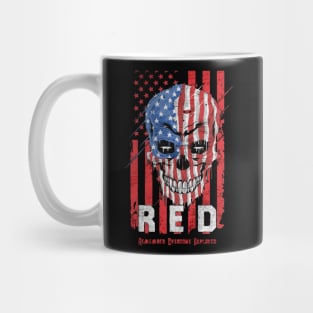red skull america Mug